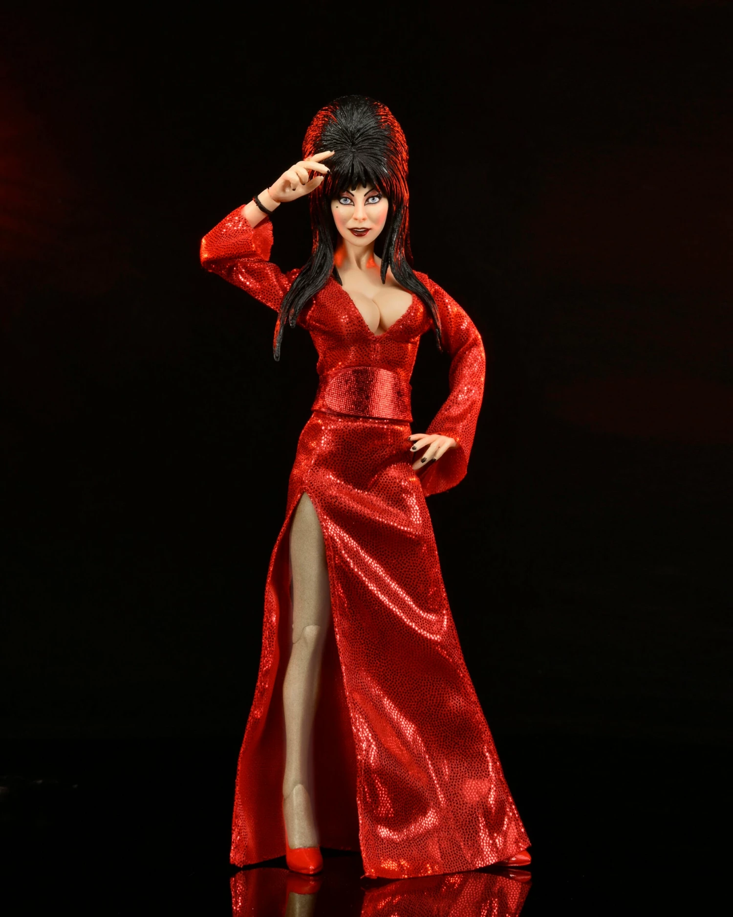 NECA - Elvira "Red, Fright, And Boo" 8" Clothed Action Figure 6 NECA - Elvira "Red, Fright, And Boo" 8" Clothed Action Figure - Image 4