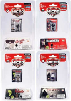 World's Smallest MEGO Horror Set Of 4 Micro Action Figures