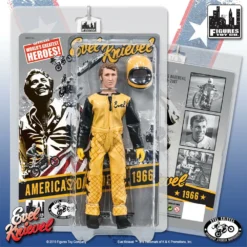 Evel Knievel (Black And Yellow Jumpsuit) 8" Action Figure