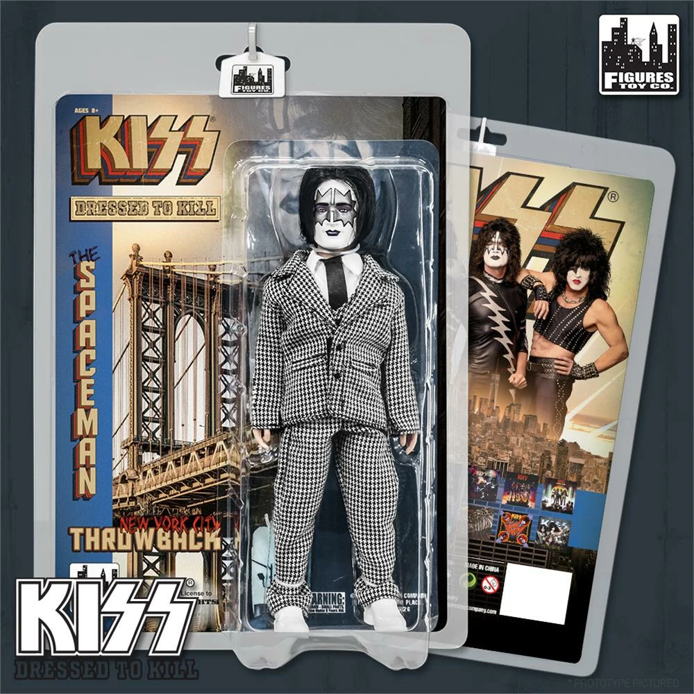 KISS- The Spaceman - Dressed To Kill (Throwback Series) 8" Action Figure 3 KISS- The Spaceman - Dressed To Kill (Throwback Series) 8" Action Figure