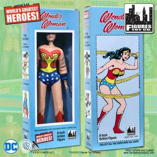 DC Comics - Wonder Woman 8" Action Figure -Deals ZLCCollectibles Store FTC 8in Boxed WonderWoman3.1