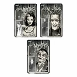 Munsters ReAction Figures - Set Of 3 (Grayscale)