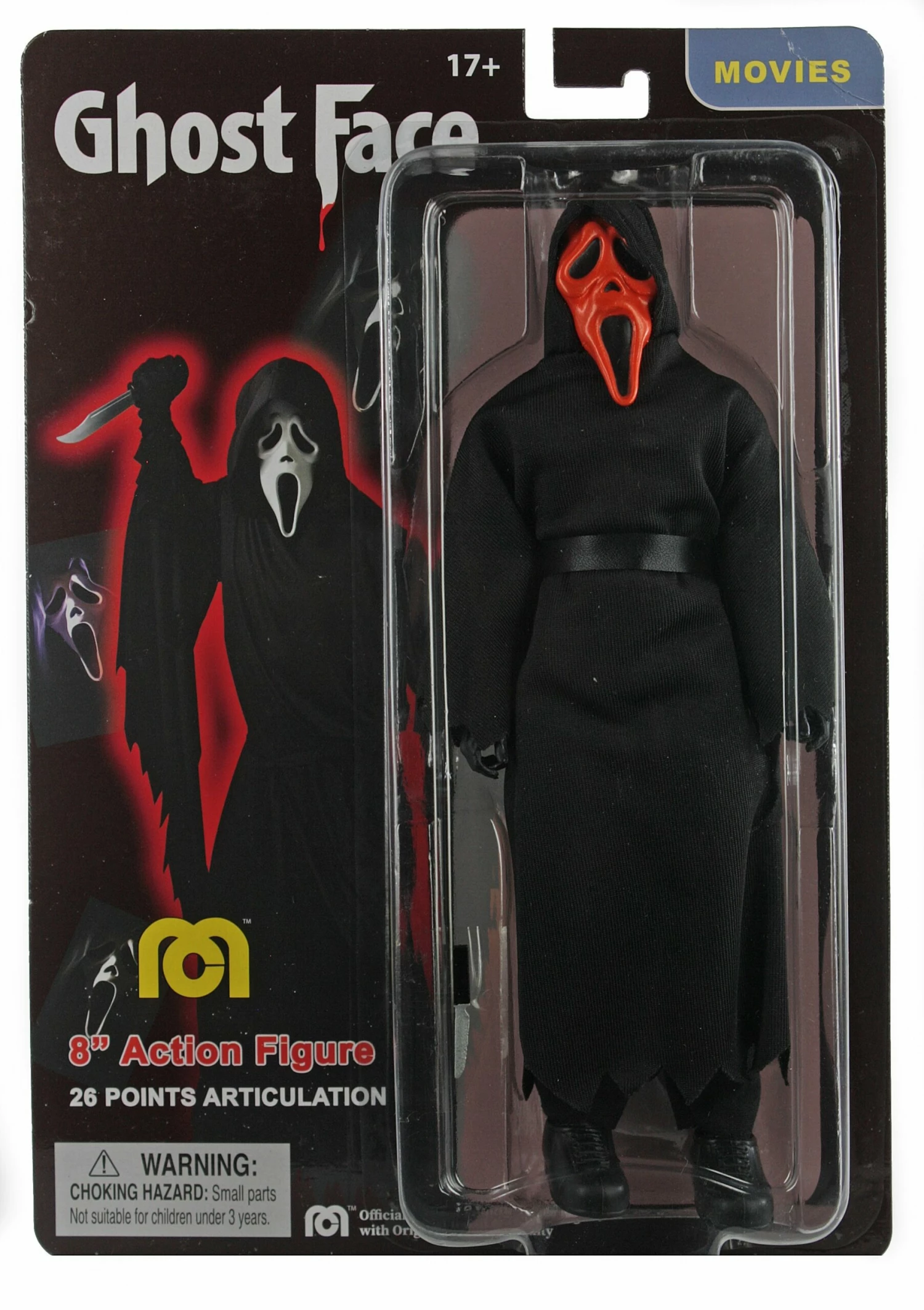 Damaged Package Mego Movies Wave 17 - Ghostface (Assorted Skull Face Colors) 8" Action Figure 10 Damaged Package Mego Movies Wave 17 - Ghostface (Assorted Skull Face Colors) 8" Action Figure - Image 8