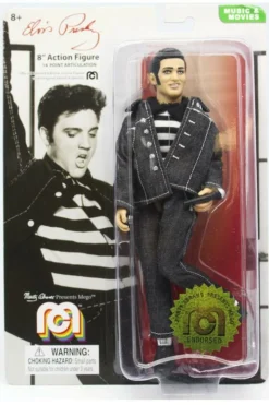 Mego Music Icons Elvis Presley 8" Action Figure (Jailhouse Rock Black Denim)